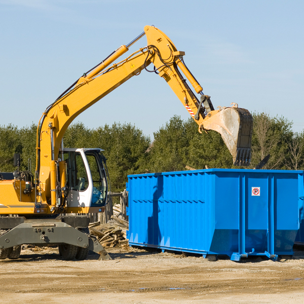 how does a residential dumpster rental service work in Hendricks County